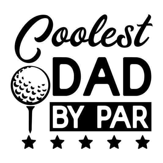 Coolest dad by par SVG