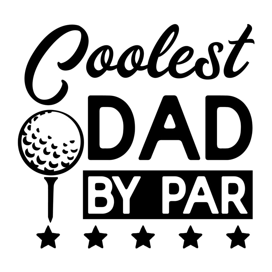 Coolest dad by par SVG