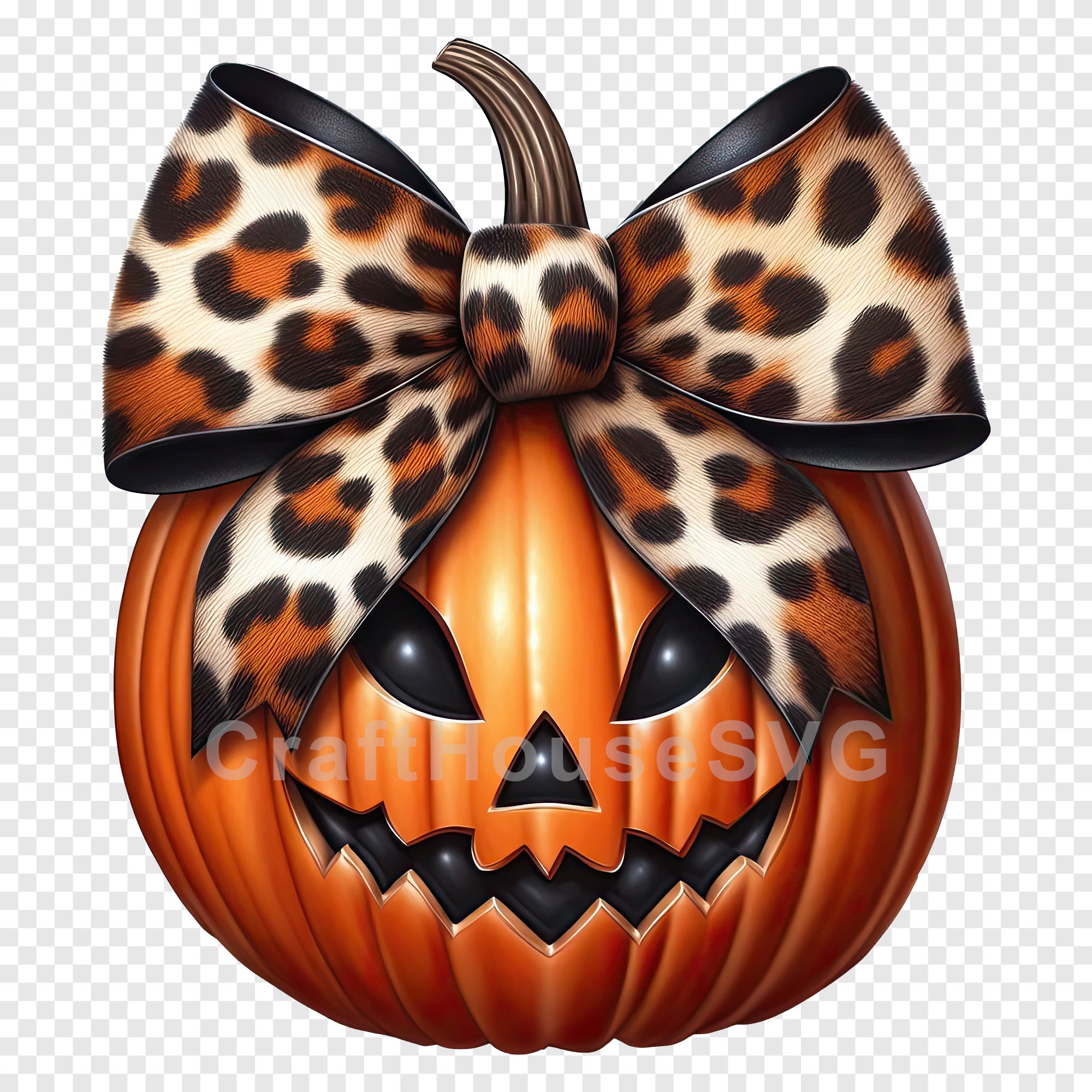 Coquette Halloween Pumpkin PNG Clip Art Sublimation