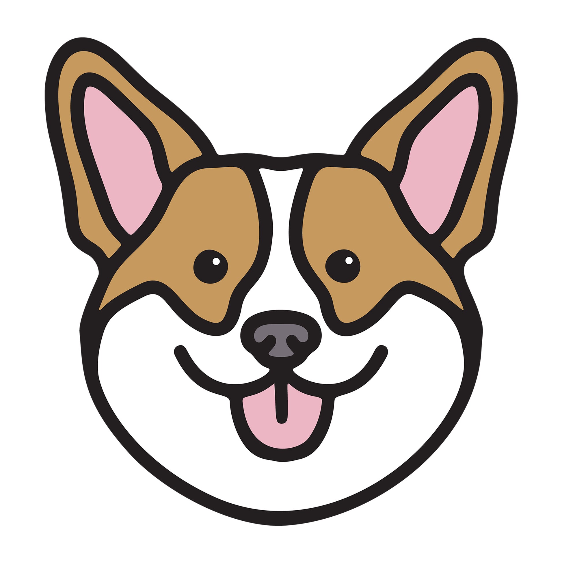 Corgi SVG dog design for Cricut, Silhouette, laser cutting, vinyl, sublimation, and pet craft projects.