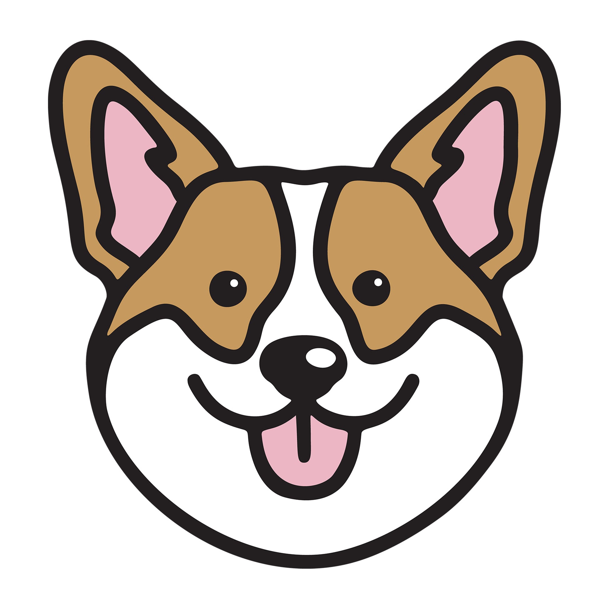 Corgi SVG dog design for Cricut, Silhouette, laser cutting, vinyl, sublimation, and pet craft projects.