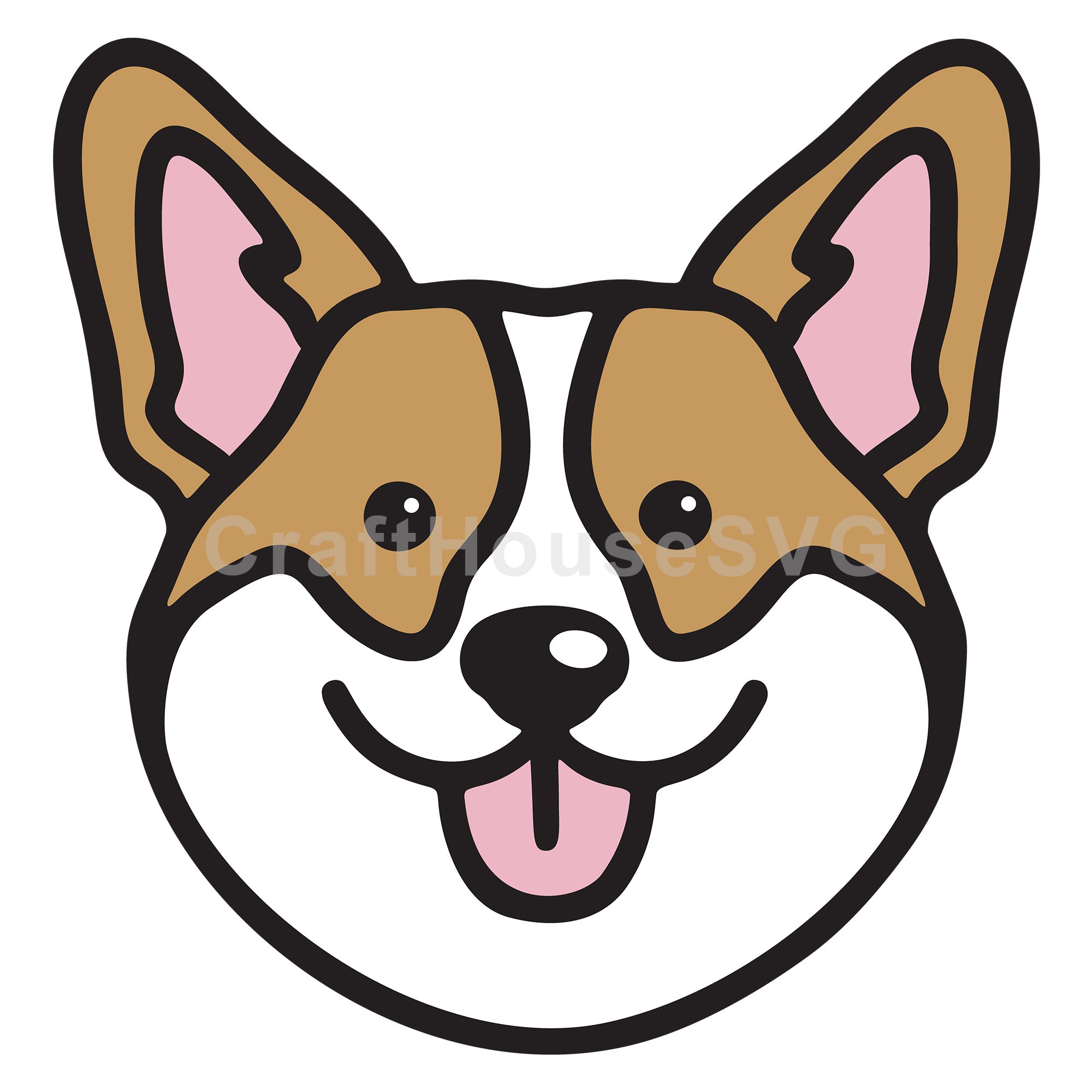 Corgi Layered SVG