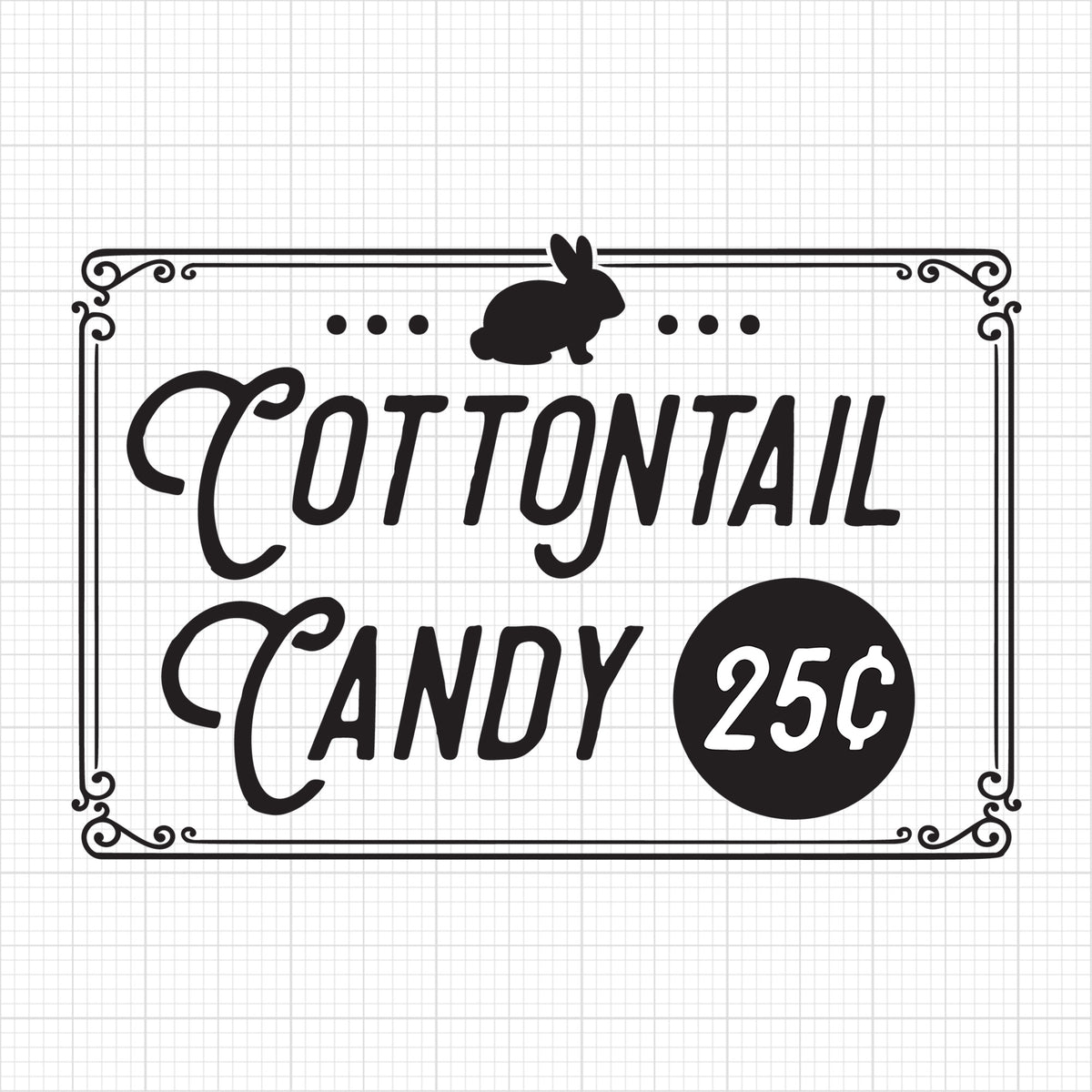 Cottontail Candy 25 Cent