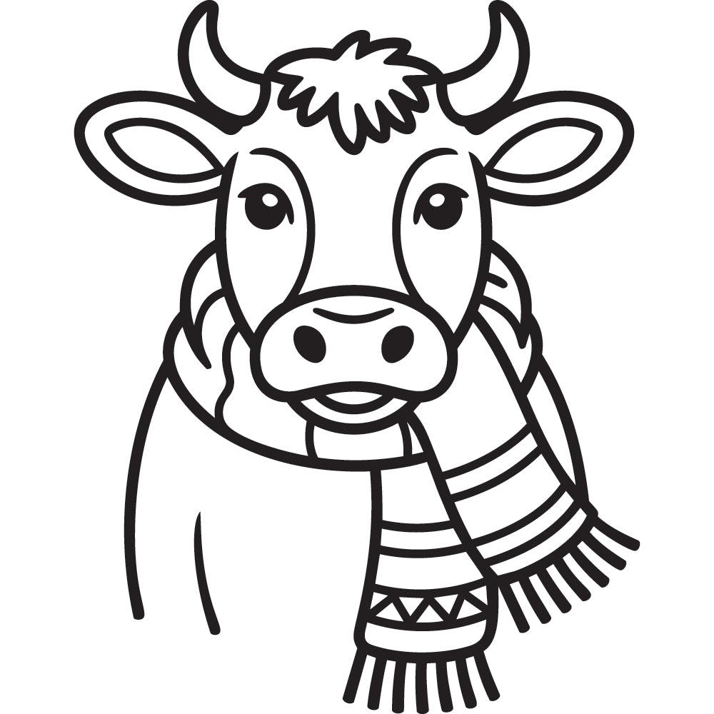 Cow SVG File SVG DXF EPS PNG - Craft House SVG