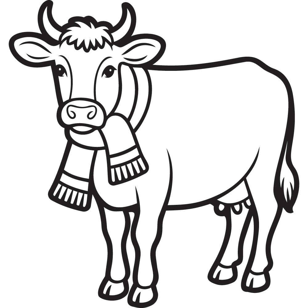 Cow SVG File SVG DXF EPS PNG - Craft House SVG