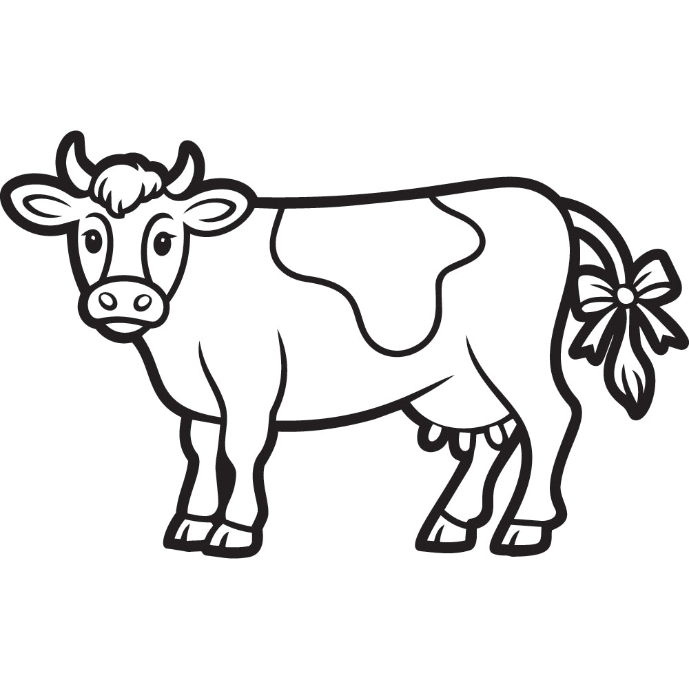 Cow SVG File SVG DXF EPS PNG - Craft House SVG