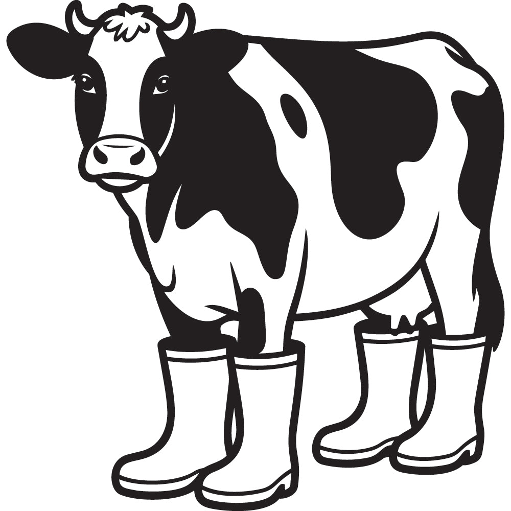 Cow SVG File SVG DXF EPS PNG - Craft House SVG