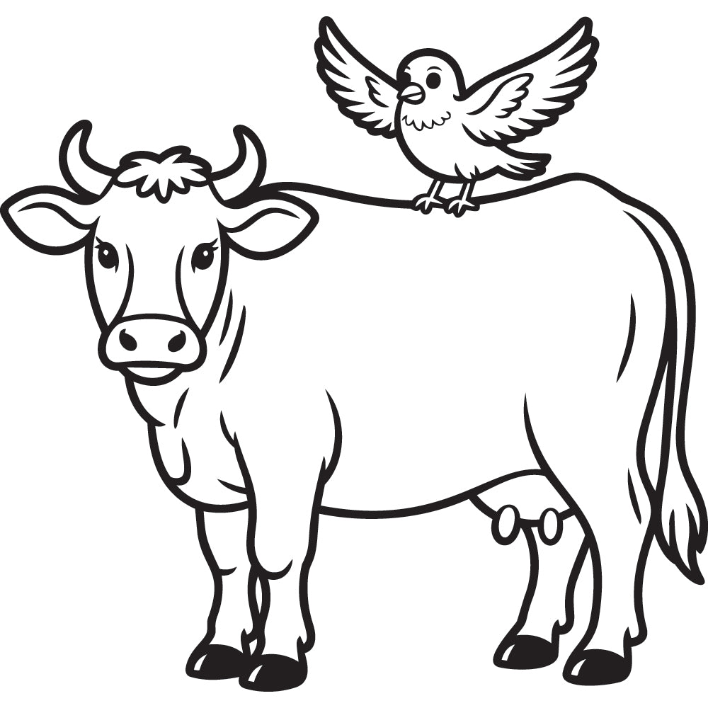 Cow SVG File SVG DXF EPS PNG - Craft House SVG