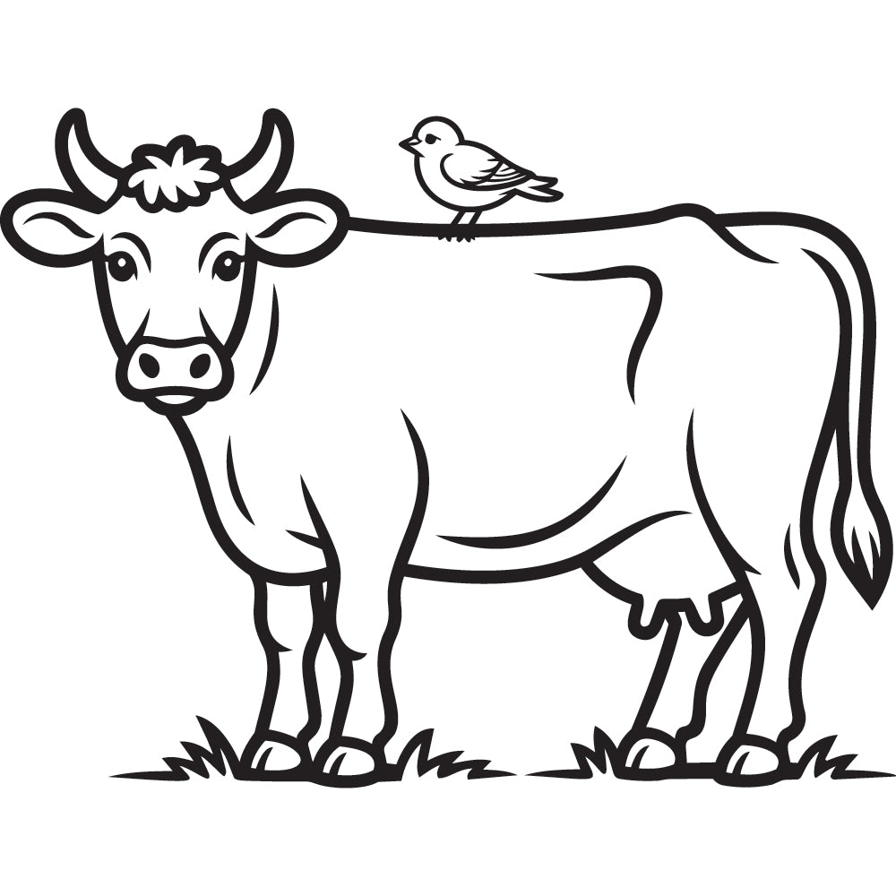 Cow SVG File SVG DXF EPS PNG - Craft House SVG