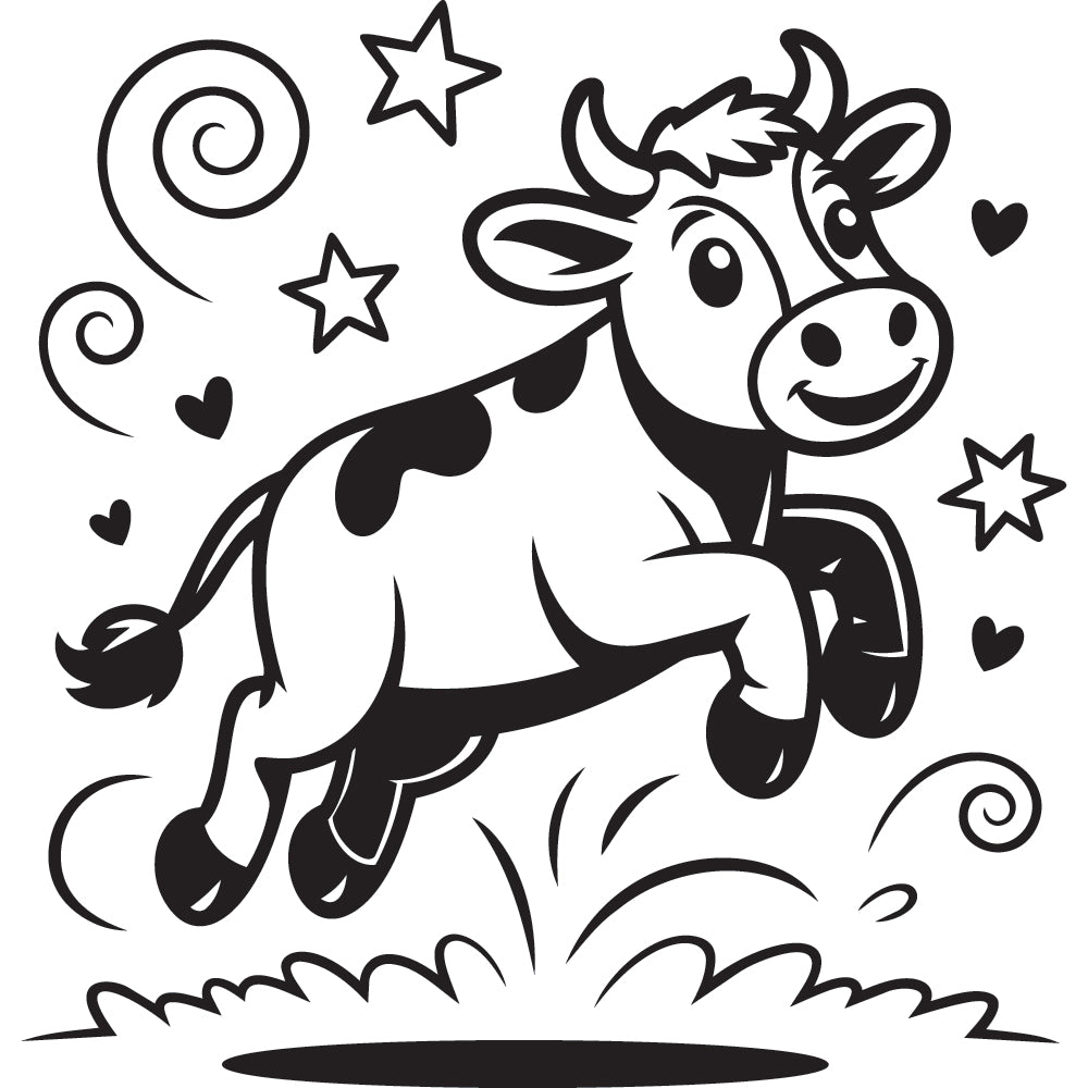 Cow SVG File SVG DXF EPS PNG - Craft House SVG