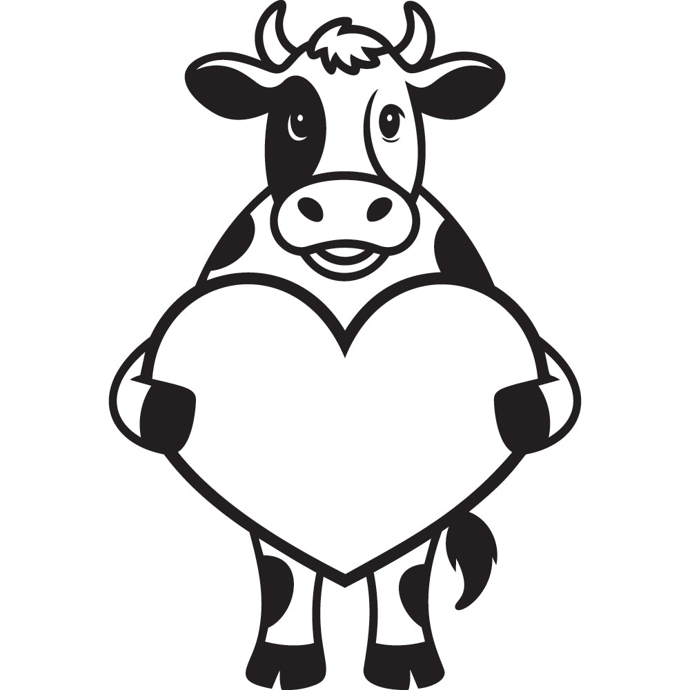 Cow SVG File SVG DXF EPS PNG - Craft House SVG