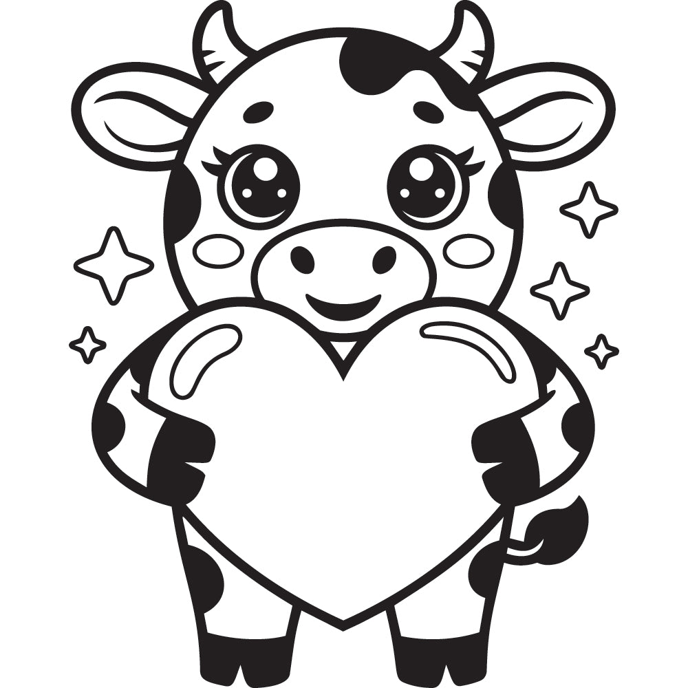 Cow SVG File SVG DXF EPS PNG - Craft House SVG