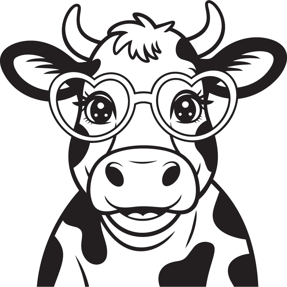 Cow SVG File SVG DXF EPS PNG - Craft House SVG