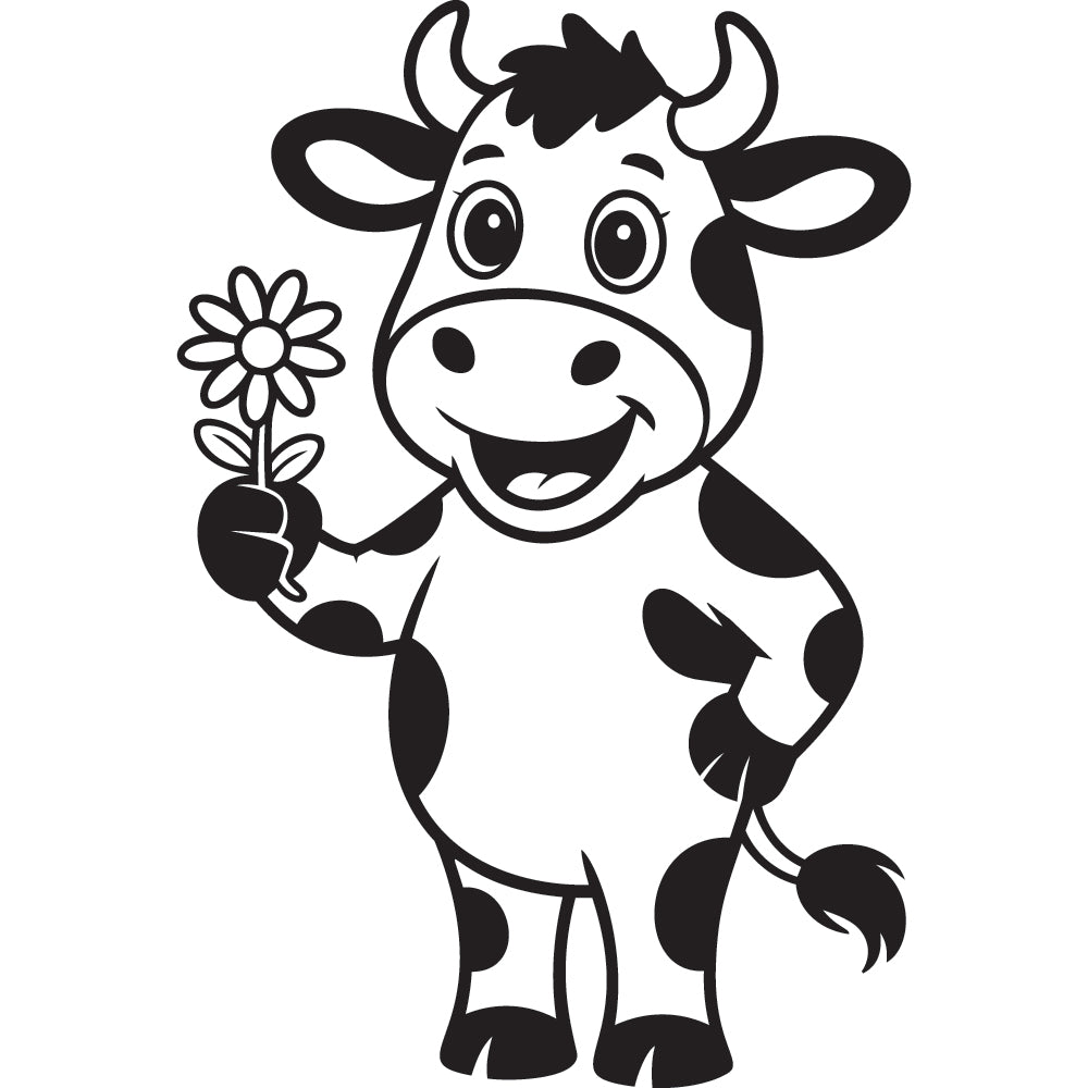 Cow SVG File SVG DXF EPS PNG - Craft House SVG