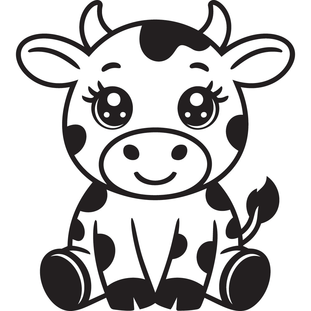Cow SVG File SVG DXF EPS PNG - Craft House SVG