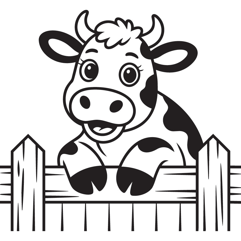 Cow SVG File SVG DXF EPS PNG - Craft House SVG
