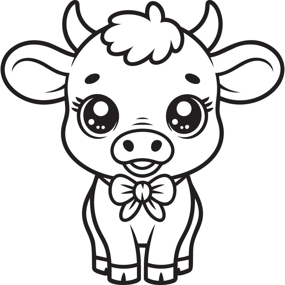 Cow SVG File SVG DXF EPS PNG - Craft House SVG
