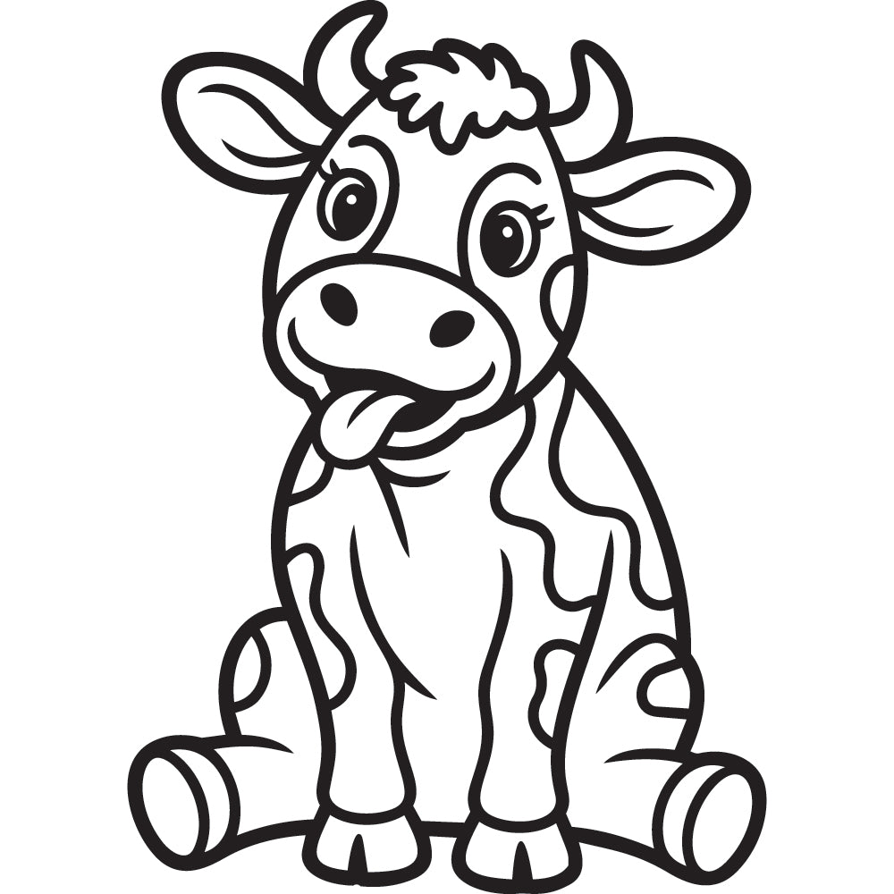 Cow SVG File SVG DXF EPS PNG - Craft House SVG