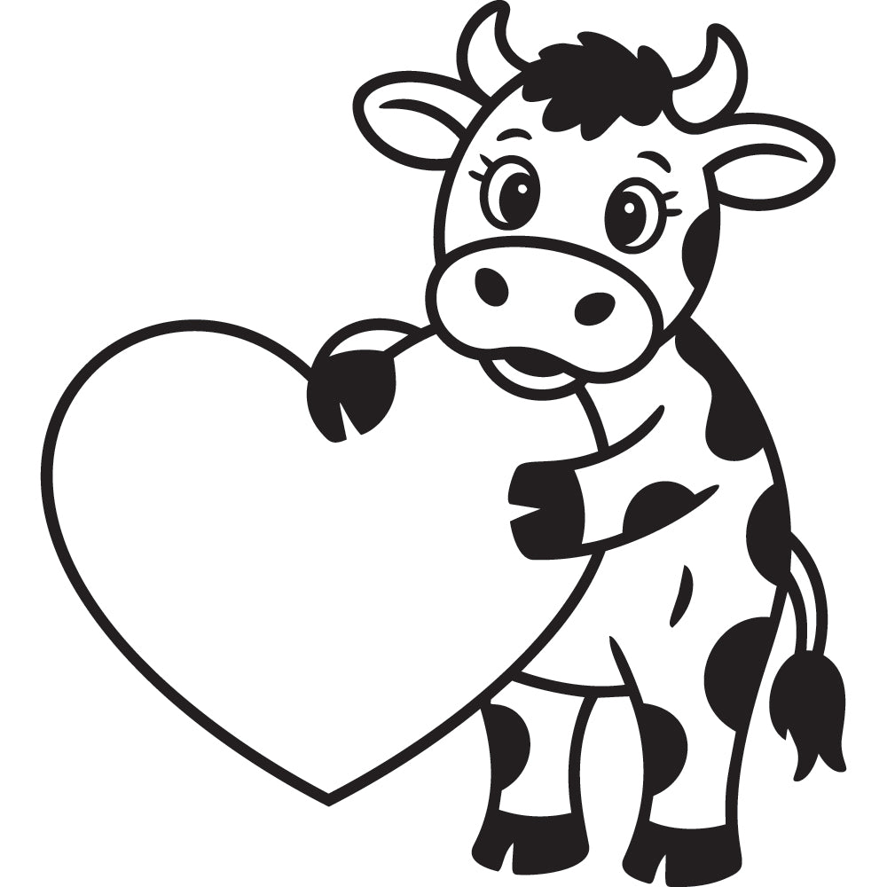 Cow SVG File SVG DXF EPS PNG - Craft House SVG