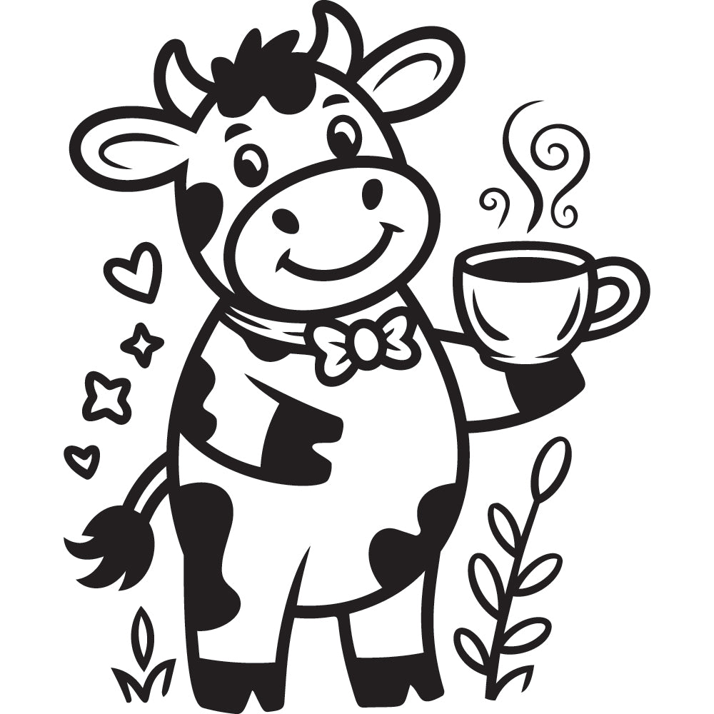 Cow SVG File SVG DXF EPS PNG - Craft House SVG