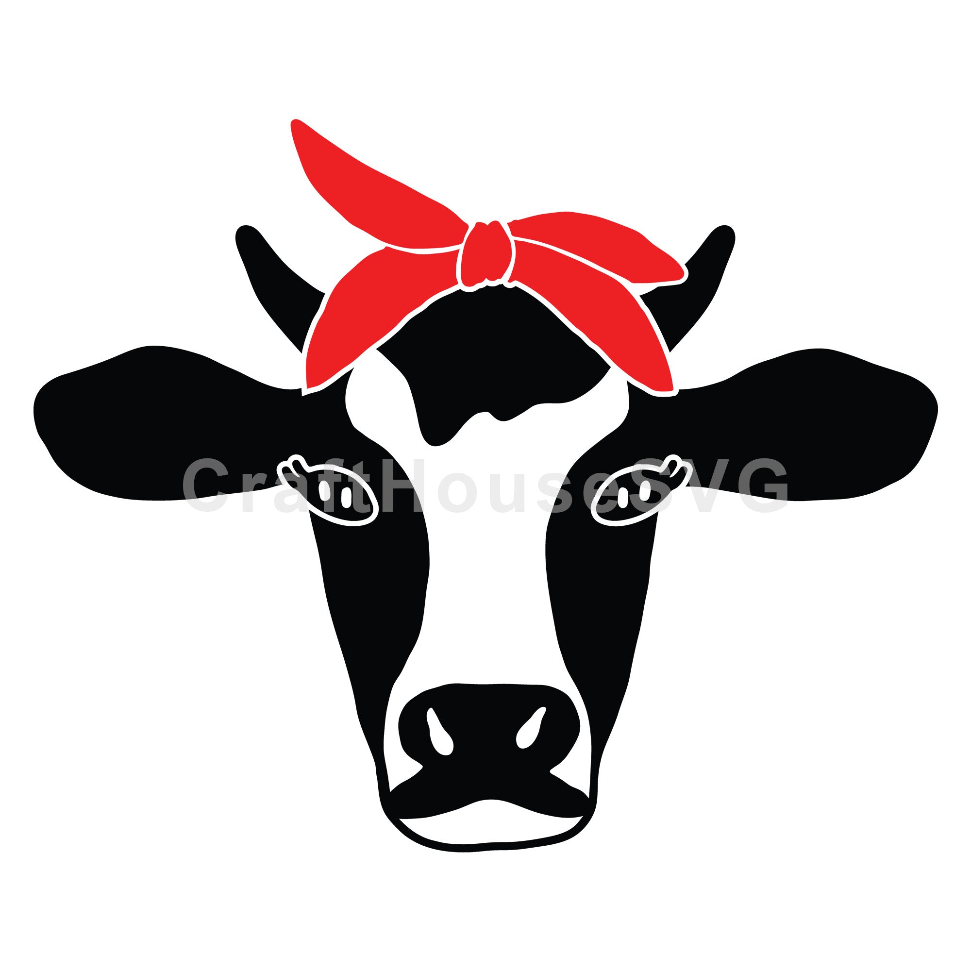 Cow bandana SVG