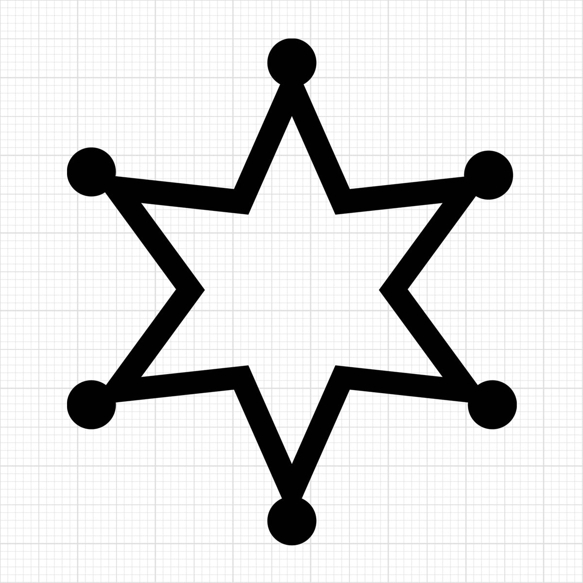 Cowboy badge