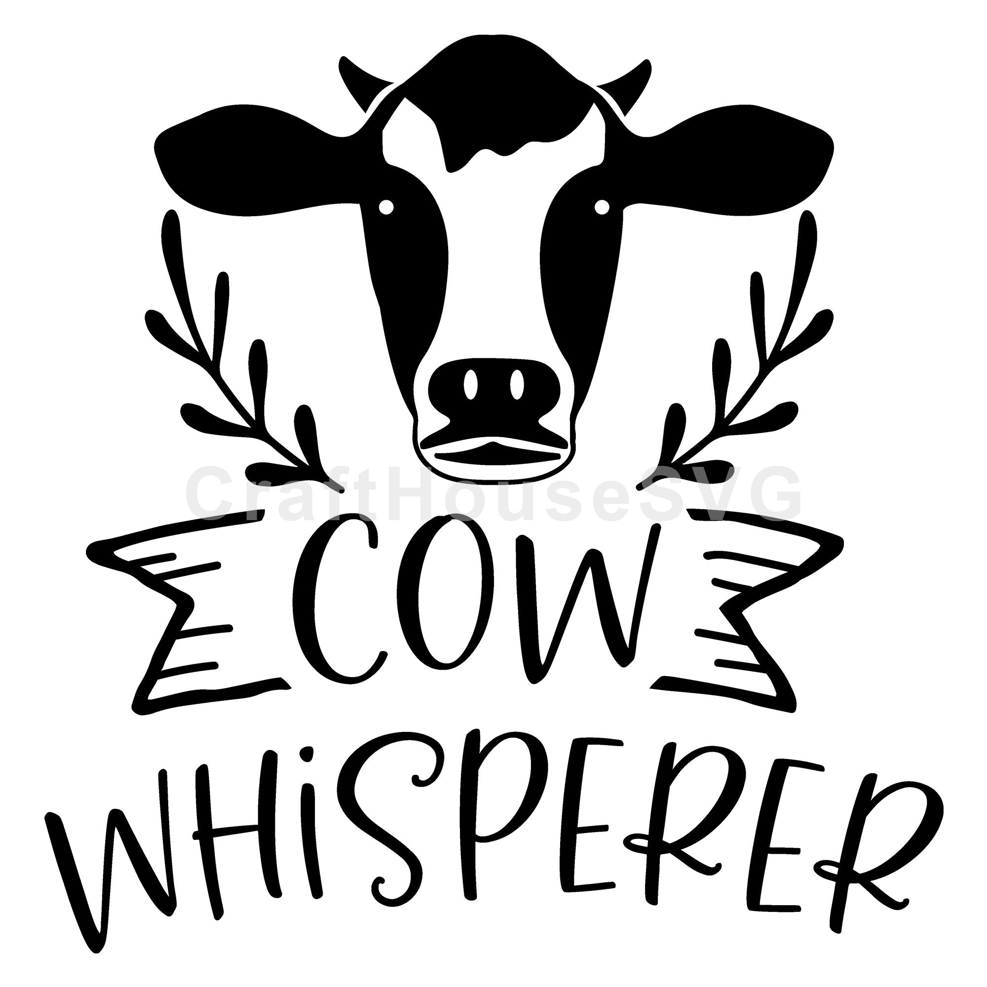 Cow whisperer SVG