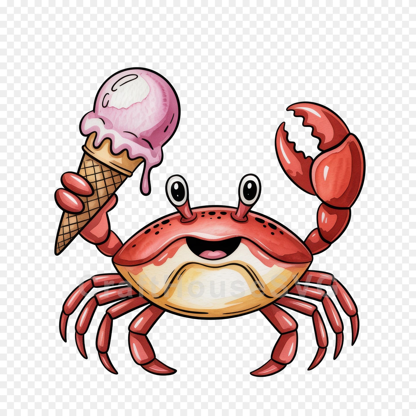 Cute Summer Animals Clipart Bundle