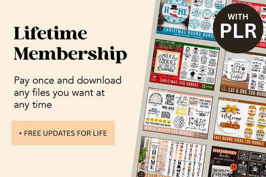 Lifetime Access with PLR Resell Rights - Craft House SVG