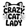 Crazy Cat Lady SVG