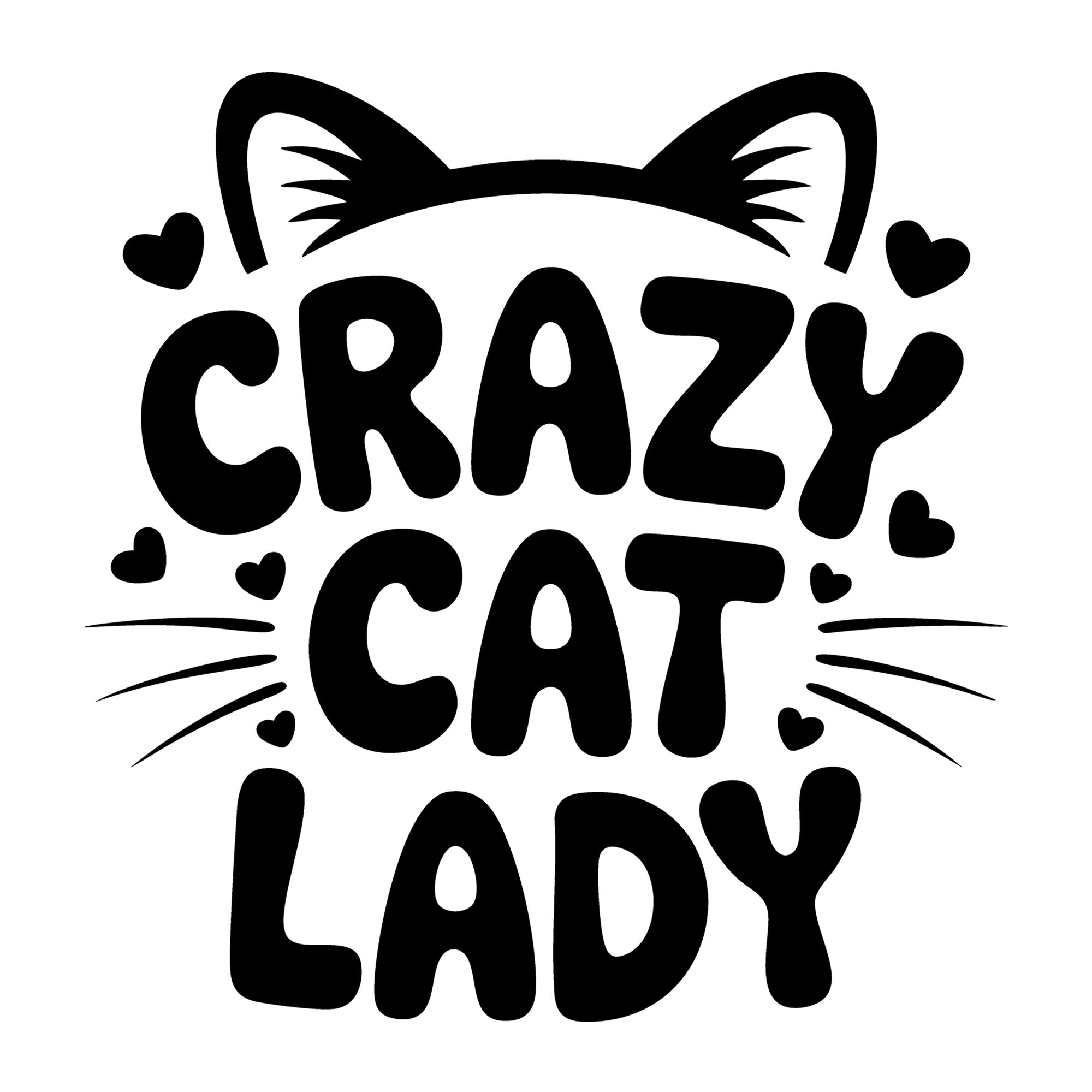 Crazy Cat Lady SVG
