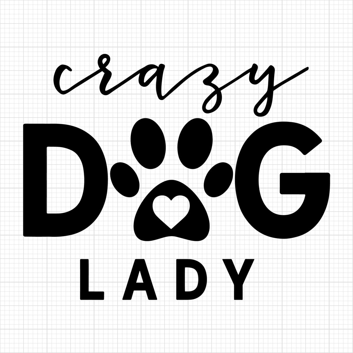 Crazy dog lady
