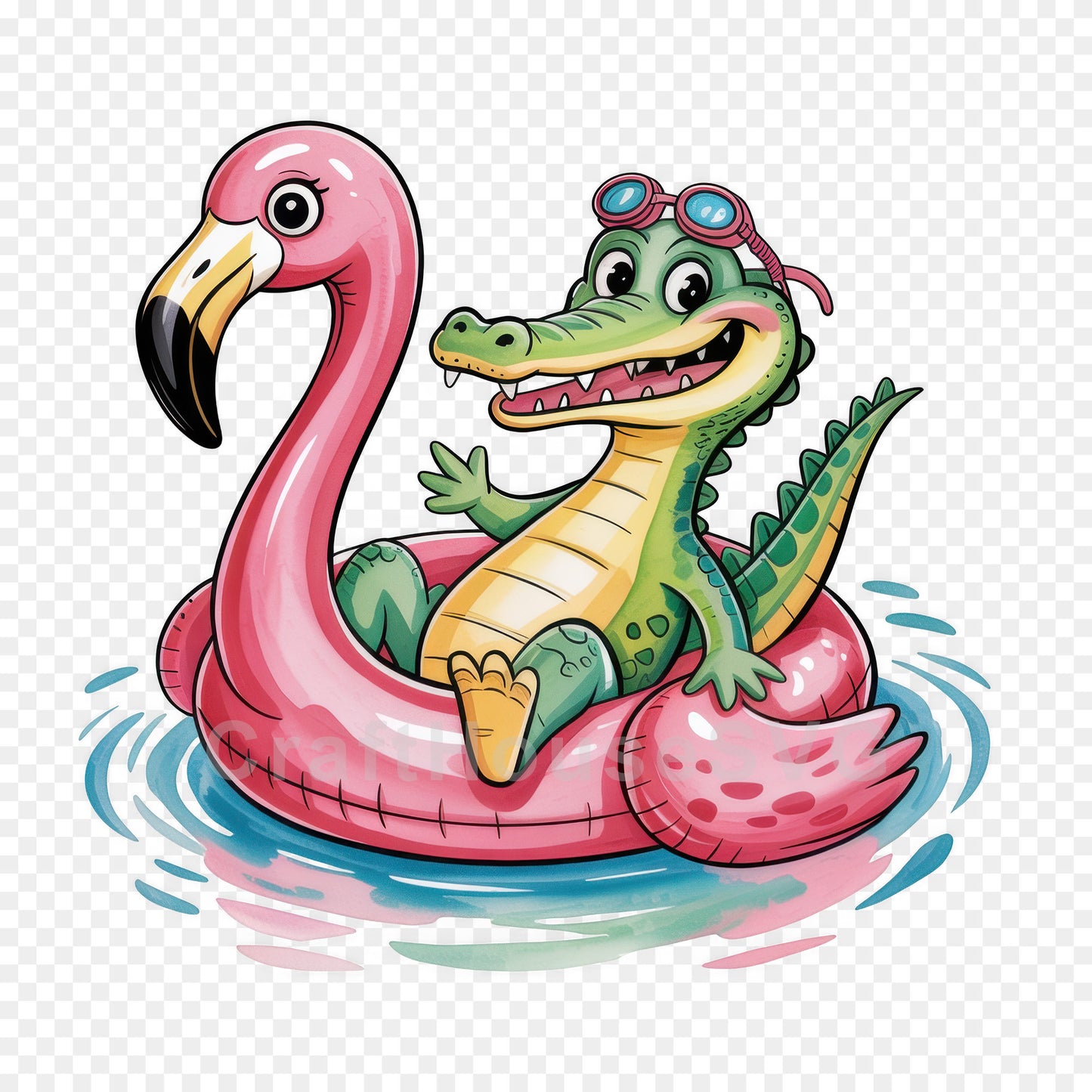 Cute Summer Animals Clipart Bundle