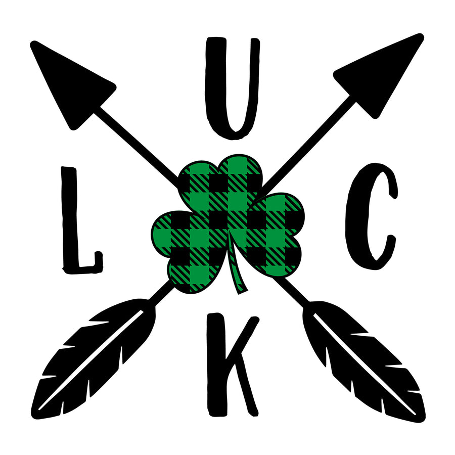 Crossed arrow luck SVG