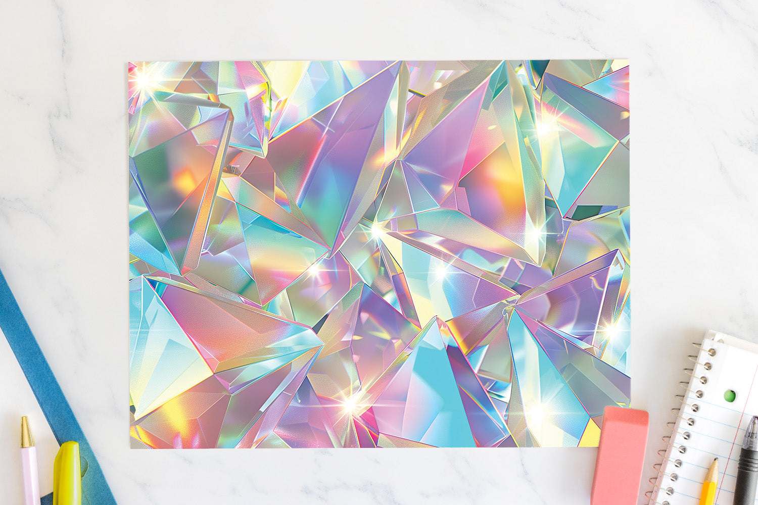 Holographic Crystal 20 oz Straight Tumbler Wrap JPG