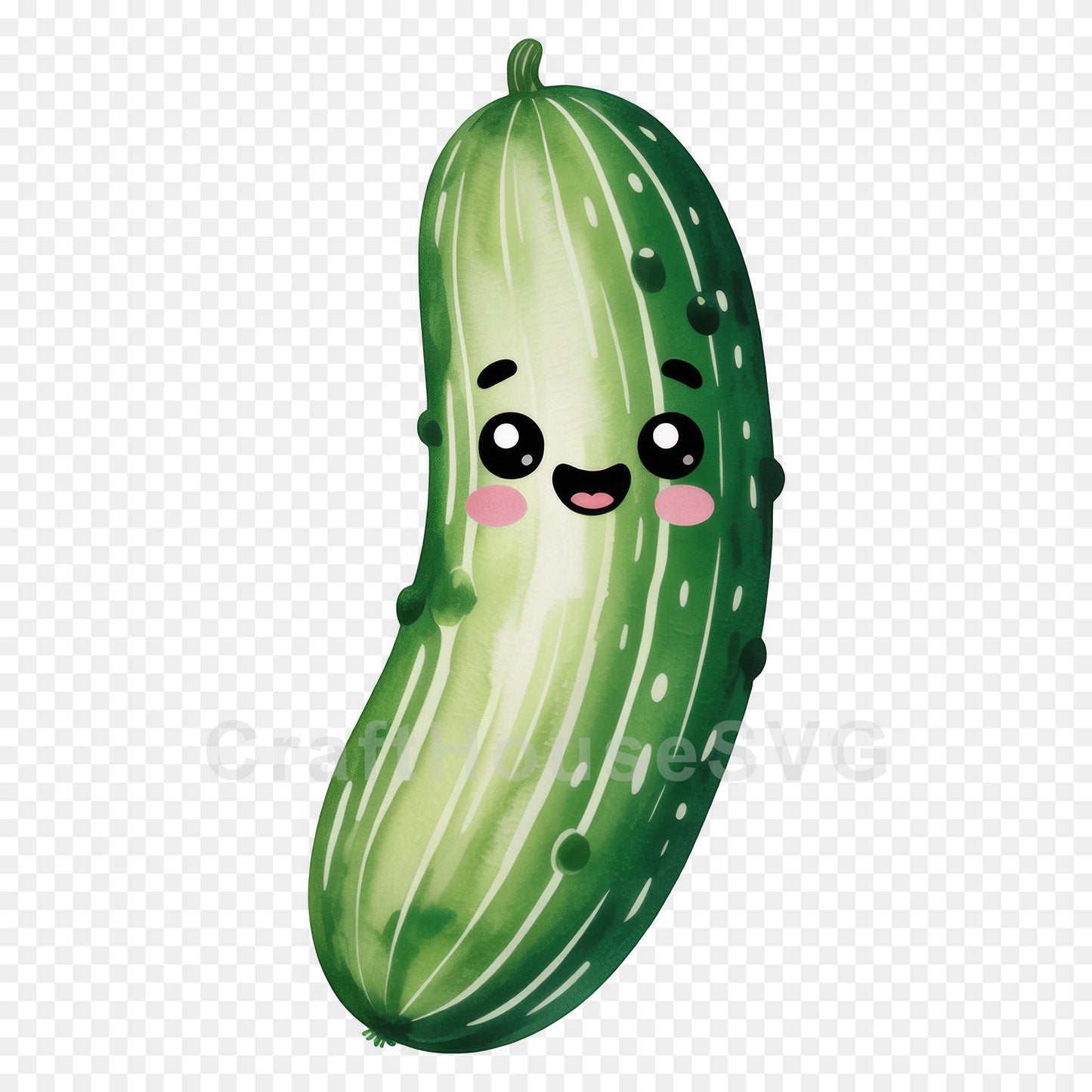 Kawaii Vegetables Clipart Sublimation Bundle PNG