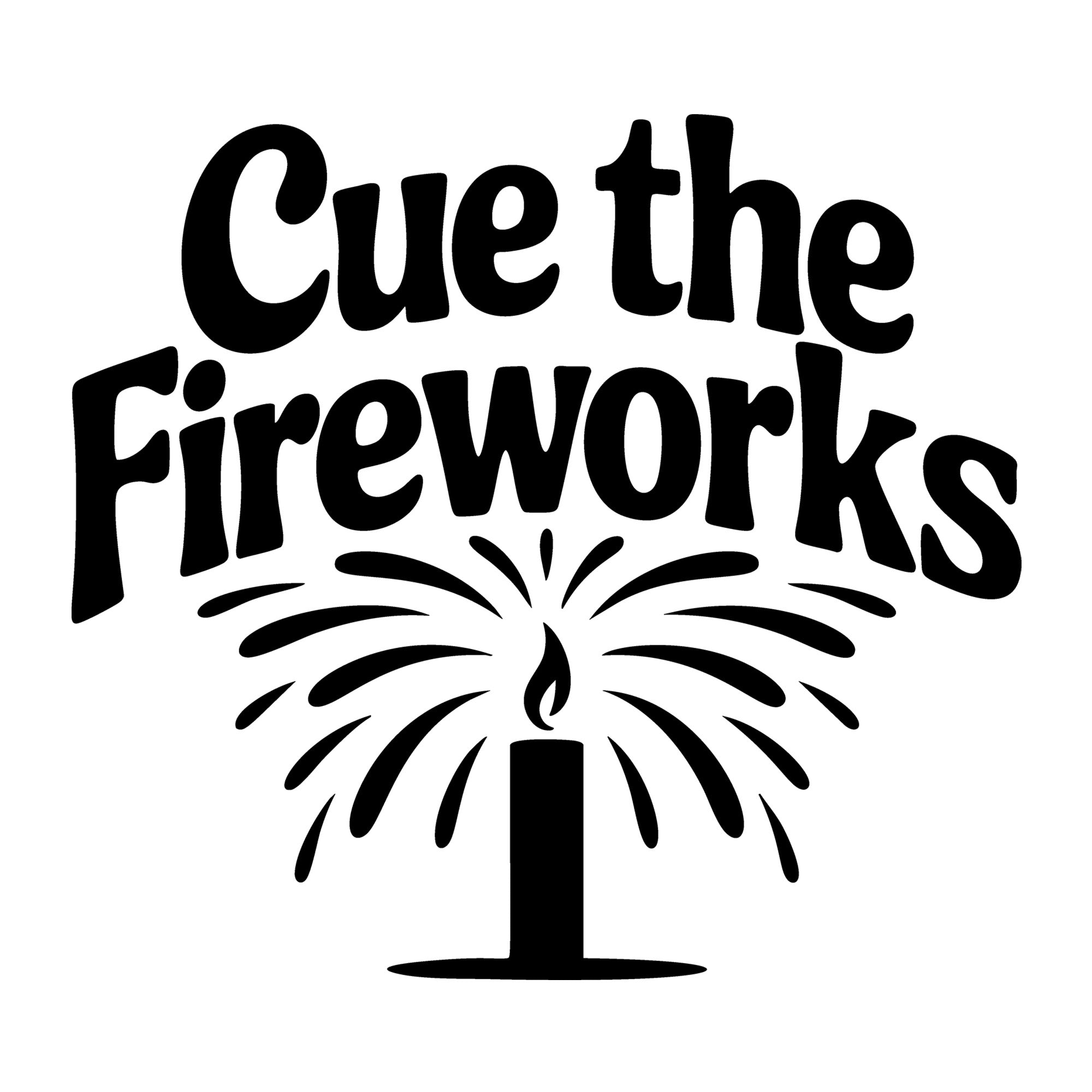 Cue the Fireworks SVG