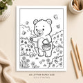 Cute Animal Coloring Page
