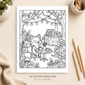 Cute Animal Coloring Page