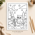 Cute Animal Coloring Page