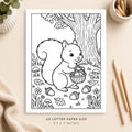 Cute Animal Coloring Page