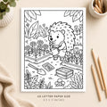 Cute Animal Coloring Page
