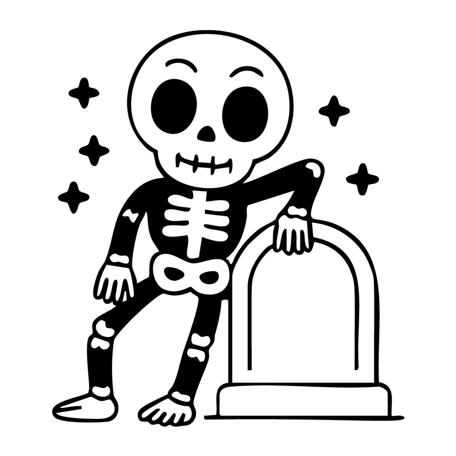 Cute Skeleton SVG