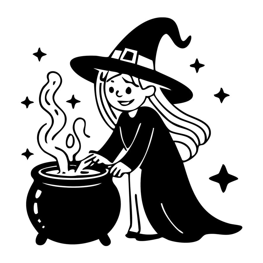 Cute Witch SVG