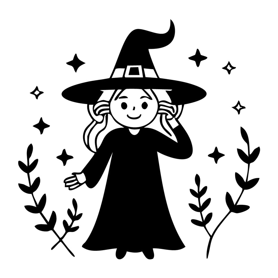 Cute Witch SVG