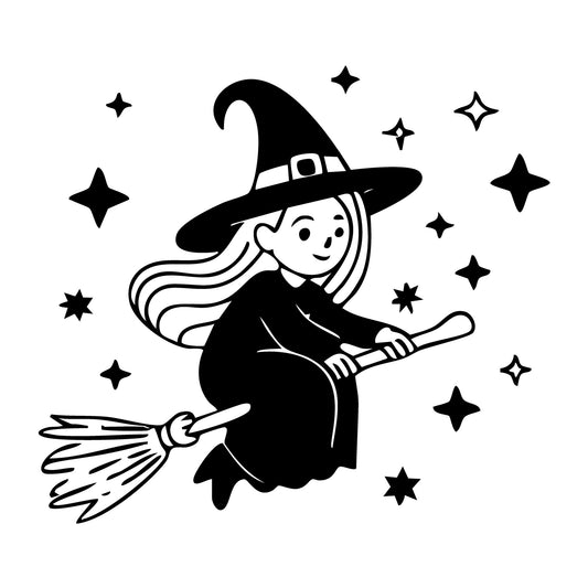 Cute Witch SVG