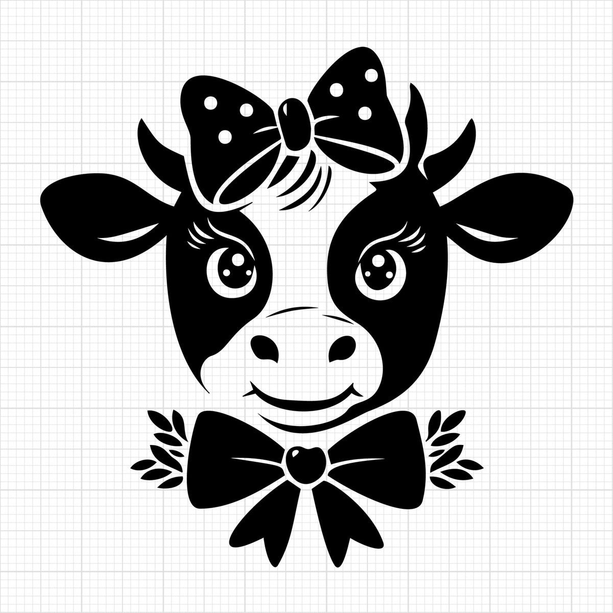 Cute Cow Silhouette 10