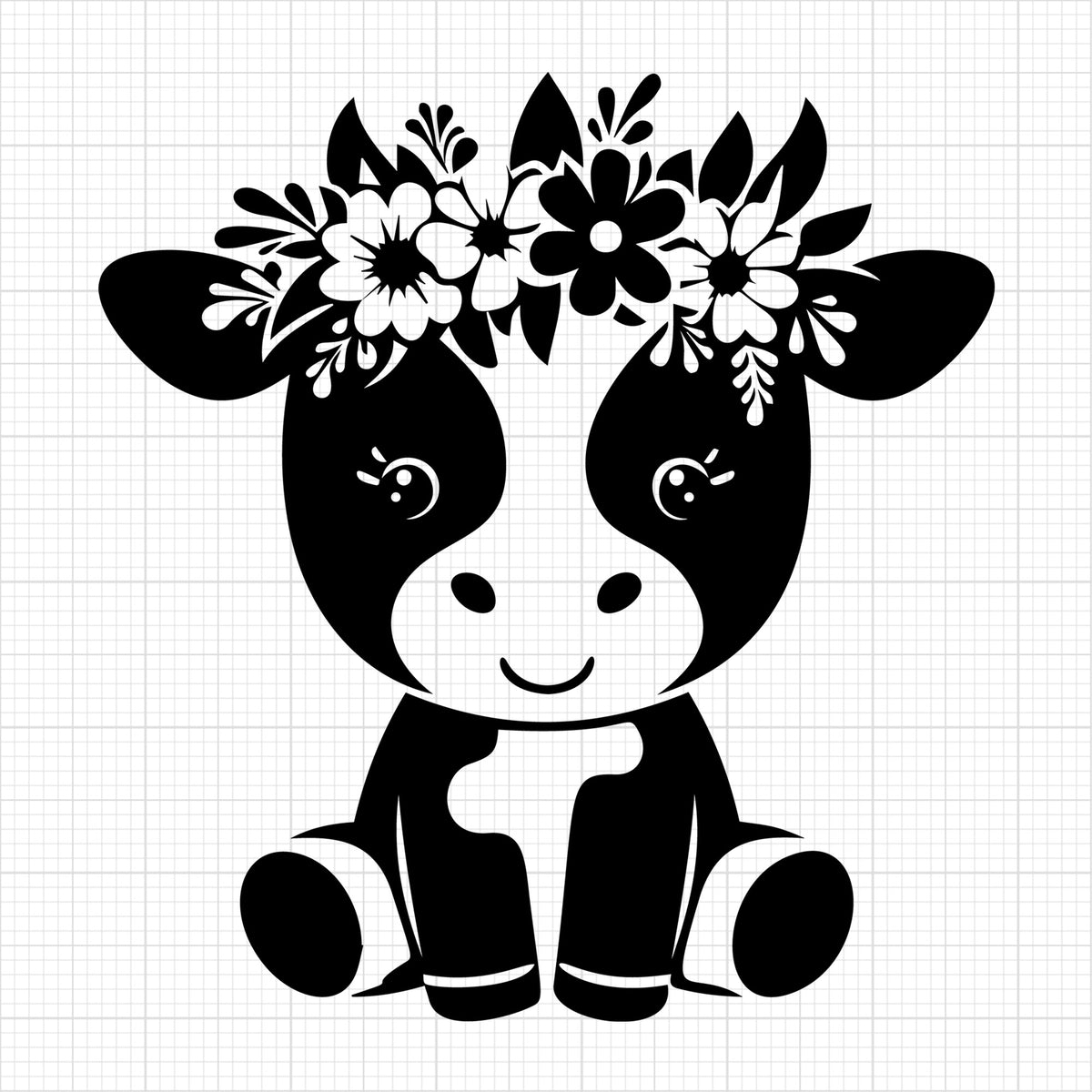 Cute Cow Silhouette 15