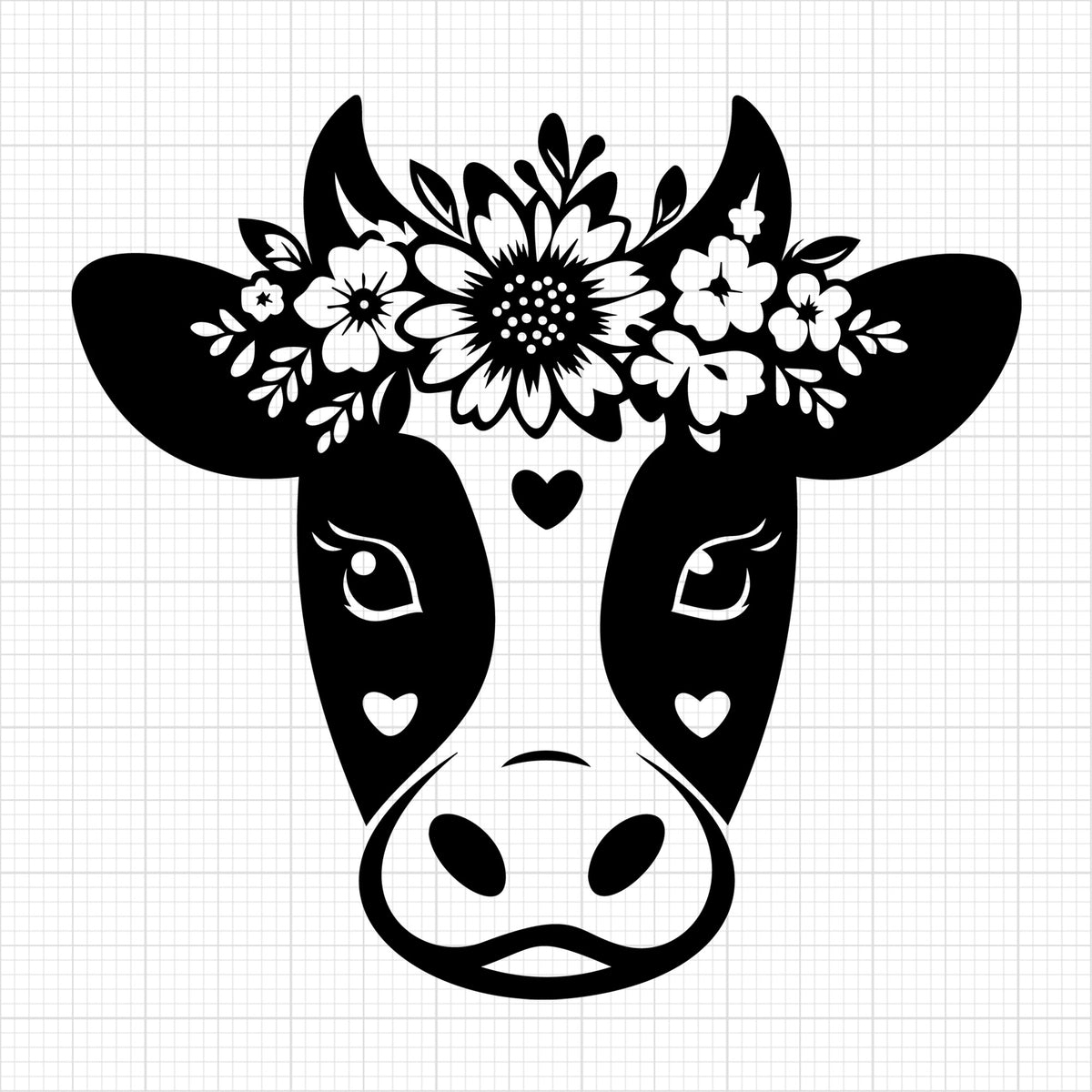 Cute Cow Silhouette 18