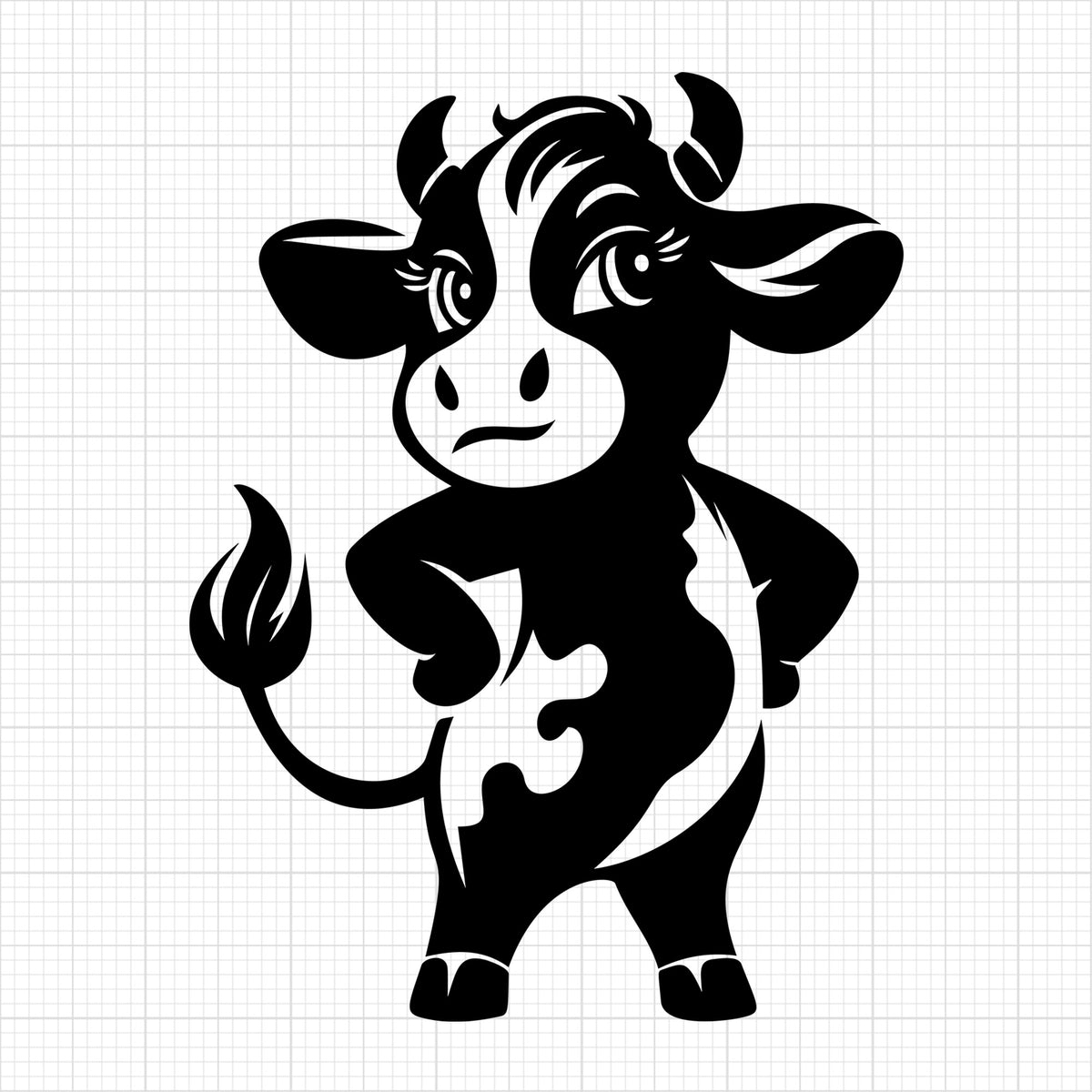 Cute Cow Silhouette 26